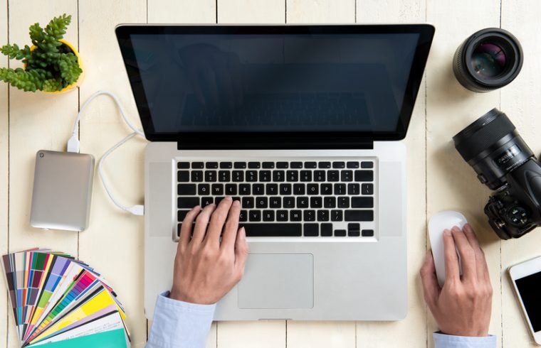 man at laptop