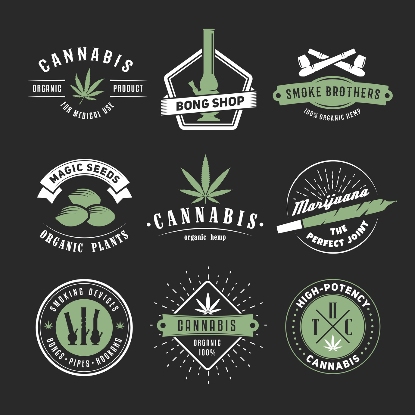Cannabis Company Logos